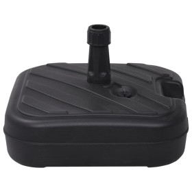 Base de sombrilla rellenable con arena/agua negro 24 L de vidaXL, Bases para sombrillas - Ref: Foro24-47856, Precio: 43,04 €,...