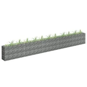 Arriate de gaviones de acero galvanizado 450x30x60 cm de vidaXL, Maceteros y jardineras - Ref: Foro24-145646, Precio: 116,10 ...