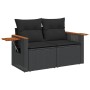 Set de sofás de jardín 10 pzas cojines ratán sintético negro de , Conjuntos de jardín - Ref: Foro24-3227161, Precio: 658,70 €...