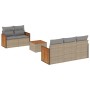 Juego de sofás jardín con cojines 6 pzas ratán sintético beige de , Conjuntos de jardín - Ref: Foro24-3259868, Precio: 404,47...
