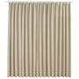 Cortina opaca con ganchos beige 290x245 cm de vidaXL, Cortinas y visillos - Ref: Foro24-134449, Precio: 43,74 €, Descuento: %