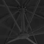 Sombrilla voladiza con poste de aluminio negro 3x3 m de vidaXL, Sombrillas - Ref: Foro24-47000, Precio: 280,83 €, Descuento: %