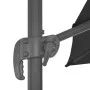 Sombrilla voladiza con poste de aluminio negro 3x3 m de vidaXL, Sombrillas - Ref: Foro24-47000, Precio: 280,83 €, Descuento: %