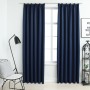 Cortinas opacas con ganchos 2 unidades azul 140x245 cm de vidaXL, Cortinas y visillos - Ref: Foro24-134456, Precio: 32,94 €, ...