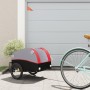 Remolque para bicicleta hierro negro y rojo 30 kg de , Remolques para bicicletas - Ref: Foro24-94118, Precio: 76,13 €, Descue...