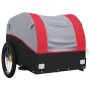 Remolque para bicicleta hierro negro y rojo 30 kg de , Remolques para bicicletas - Ref: Foro24-94118, Precio: 76,13 €, Descue...