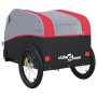 Remolque para bicicleta hierro negro y rojo 30 kg de , Remolques para bicicletas - Ref: Foro24-94118, Precio: 76,13 €, Descue...