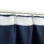 Cortinas opacas con ganchos 2 unidades azul 140x245 cm de vidaXL, Cortinas y visillos - Ref: Foro24-134456, Precio: 32,94 €, ...