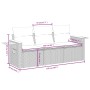 Juego de sofás de jardín con cojines beige 3 pzas ratán PE de , Conjuntos de jardín - Ref: Foro24-3226598, Precio: 209,68 €, ...