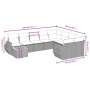 Set de sofás de jardín 10 pzas con cojines ratán sintético gris de , Conjuntos de jardín - Ref: Foro24-3225171, Precio: 600,8...