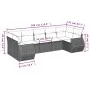 Set sofás de jardín 7 piezas y cojines ratán sintético beige by , Modular outdoor sofas - Ref: Foro24-3221787, Price: 562,11 ...