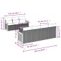 Set de sofás de jardín 8 pzas y cojines ratán sintético gris de , Conjuntos de jardín - Ref: Foro24-3227488, Precio: 479,05 €...
