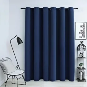 Blackout curtain with blue metal rings 290x245 cm by vidaXL, Curtains and curtains - Ref: Foro24-134453, Price: 40,81 €, Disc...