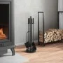 Fireplace tool set 5 pieces steel 18x66 cm by , fireplace tools - Ref: Foro24-156376, Price: 55,20 €, Discount: %
