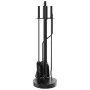 Fireplace tool set 5 pieces steel 18x66 cm by , fireplace tools - Ref: Foro24-156376, Price: 55,20 €, Discount: %