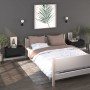 Mesitas de noche de pared 2 unidades negras de vidaXL, Mesitas de noche - Ref: Foro24-810938, Precio: 64,76 €, Descuento: %