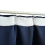 Blackout curtains with hooks 2 pieces blue 140x225 cm by vidaXL, Curtains and curtains - Ref: Foro24-134455, Price: 43,45 €, ...