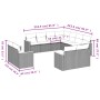 Set de sofás de jardín 11pzas con cojines ratán sintético beige de , Conjuntos de jardín - Ref: Foro24-3228179, Precio: 766,7...