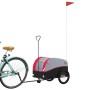 Remolque para bicicleta hierro negro y rojo 30 kg de , Remolques para bicicletas - Ref: Foro24-94139, Precio: 88,38 €, Descue...