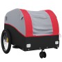 Remolque para bicicleta hierro negro y rojo 30 kg de , Remolques para bicicletas - Ref: Foro24-94139, Precio: 88,38 €, Descue...
