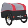 Remolque para bicicleta hierro negro y rojo 30 kg de , Remolques para bicicletas - Ref: Foro24-94139, Precio: 88,38 €, Descue...