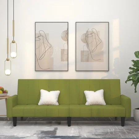 2-Sitzer-Schlafsofa aus hellgrünem Samt von , Sofas - Ref: Foro24-375777, Preis: 266,71 €, Rabatt: %