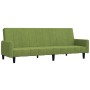 Sofá cama de 2 plazas terciopelo verde claro de , Sofás - Ref: Foro24-375777, Precio: 271,45 €, Descuento: %