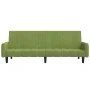 Sofá cama de 2 plazas terciopelo verde claro de , Sofás - Ref: Foro24-375777, Precio: 266,71 €, Descuento: %