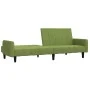 Sofá cama de 2 plazas terciopelo verde claro de , Sofás - Ref: Foro24-375777, Precio: 266,71 €, Descuento: %
