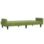 Sofá cama de 2 plazas terciopelo verde claro de , Sofás - Ref: Foro24-375777, Precio: 266,71 €, Descuento: %