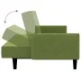 Sofá cama de 2 plazas terciopelo verde claro de , Sofás - Ref: Foro24-375777, Precio: 266,71 €, Descuento: %