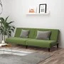 Sofá cama de 2 plazas terciopelo verde claro de , Sofás - Ref: Foro24-375929, Precio: 224,20 €, Descuento: %