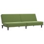 Sofá cama de 2 plazas terciopelo verde claro de , Sofás - Ref: Foro24-375929, Precio: 228,15 €, Descuento: %