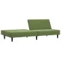 Sofá cama de 2 plazas terciopelo verde claro de , Sofás - Ref: Foro24-375929, Precio: 224,20 €, Descuento: %