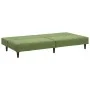 Sofá cama de 2 plazas terciopelo verde claro de , Sofás - Ref: Foro24-375929, Precio: 224,20 €, Descuento: %