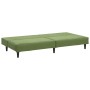 Sofá cama de 2 plazas terciopelo verde claro de , Sofás - Ref: Foro24-375929, Precio: 228,15 €, Descuento: %