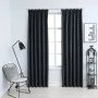 Cortinas opacas con ganchos 2 unidades gris antracita 140x175cm de vidaXL, Cortinas y visillos - Ref: Foro24-134461, Precio: ...