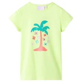 Fluorescent yellow children's t-shirt size 140 by , Kids T-shirts - Ref: Foro24-11293, Price: 8,12 €, Discount: %