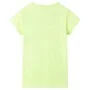 Camiseta infantil amarillo fluorescente 140 de , Camisetas para niños - Ref: Foro24-11293, Precio: 8,12 €, Descuento: %