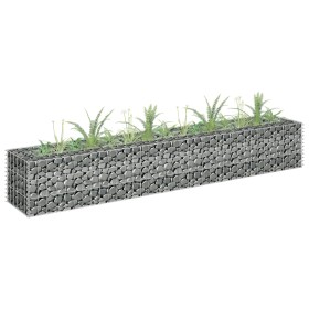 Arriate de gaviones de acero 180x30x30 cm de vidaXL, Maceteros y jardineras - Ref: Foro24-145633, Precio: 47,02 €, Descuento: %