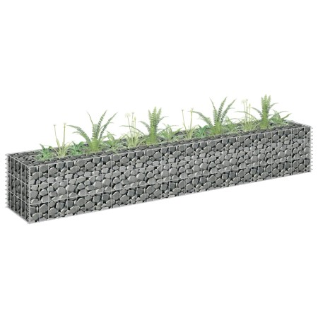 Arriate de gaviones de acero 180x30x30 cm de vidaXL, Maceteros y jardineras - Ref: Foro24-145633, Precio: 47,02 €, Descuento: %