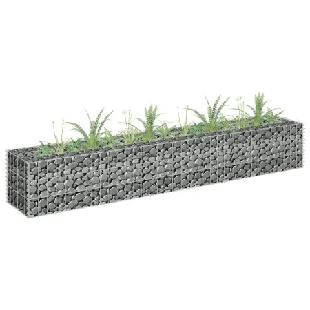 Arriate de gaviones de acero 180x30x30 cm de vidaXL, Maceteros y jardineras - Ref: Foro24-145633, Precio: 42,59 €, Descuento: %