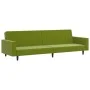 Sofá cama de 2 plazas terciopelo verde claro de , Sofás - Ref: Foro24-375940, Precio: 259,35 €, Descuento: %