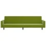 Sofá cama de 2 plazas terciopelo verde claro de , Sofás - Ref: Foro24-375940, Precio: 259,35 €, Descuento: %