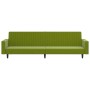 Sofá cama de 2 plazas terciopelo verde claro de , Sofás - Ref: Foro24-375940, Precio: 265,04 €, Descuento: %