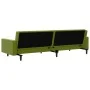 Sofá cama de 2 plazas terciopelo verde claro de , Sofás - Ref: Foro24-375940, Precio: 259,35 €, Descuento: %