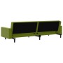 Sofá cama de 2 plazas terciopelo verde claro de , Sofás - Ref: Foro24-375940, Precio: 265,04 €, Descuento: %