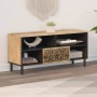 Mueble de TV madera maciza de mango 100x33x46 cm de , Muebles TV - Ref: Foro24-358228, Precio: 92,26 €, Descuento: %