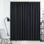 Blackout curtain with hooks black 290x245 cm by vidaXL, Curtains and curtains - Ref: Foro24-134417, Price: 37,40 €, Discount: %
