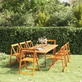 Sillas de jardín plegables 8 uds madera maciza de acacia de , Sillas de jardín - Ref: Foro24-3104965, Precio: 252,33 €, Descu...